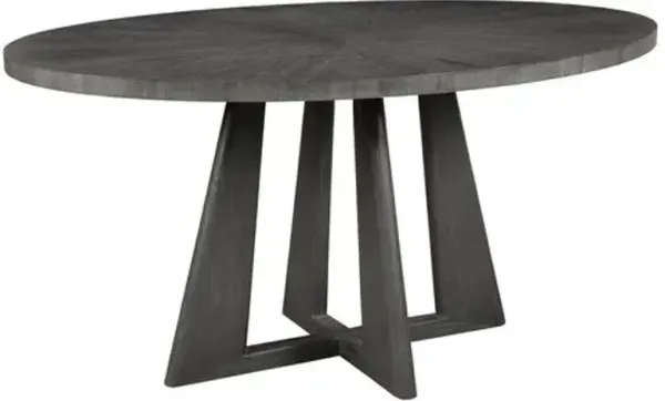 Leonid 60" Oval Dining Table - Dark Walnut