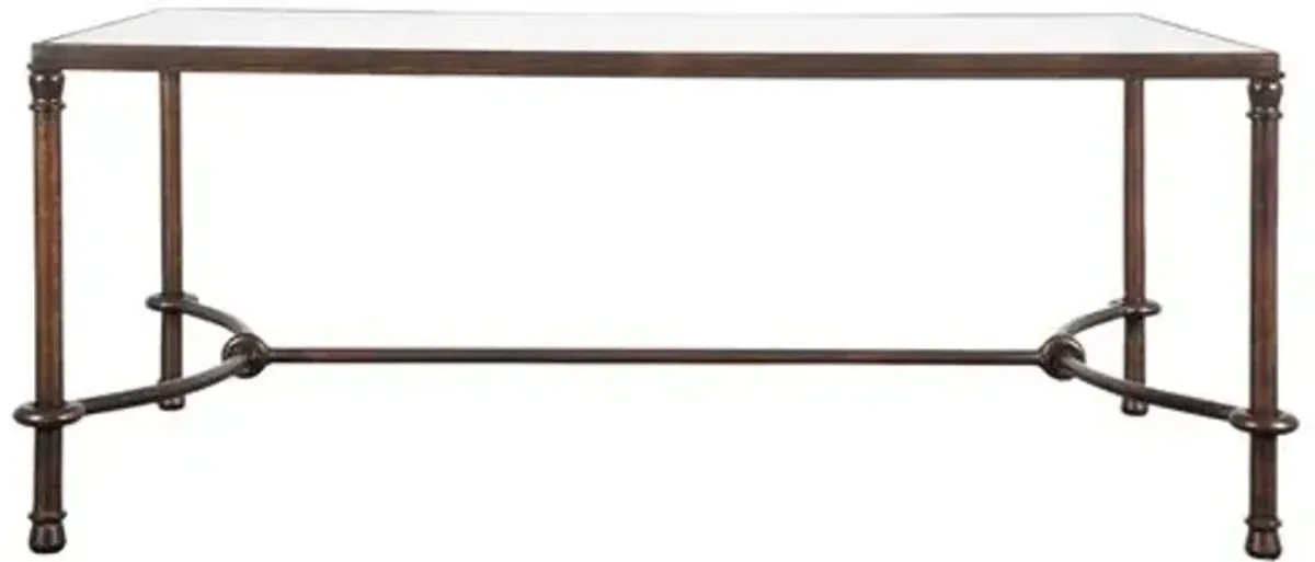 Eulalia Coffee Table - Bronze - Brown