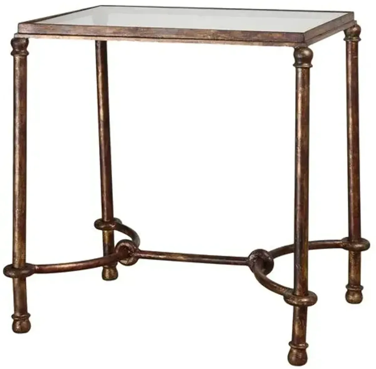 Eulalia End Table - Bronze - Brown