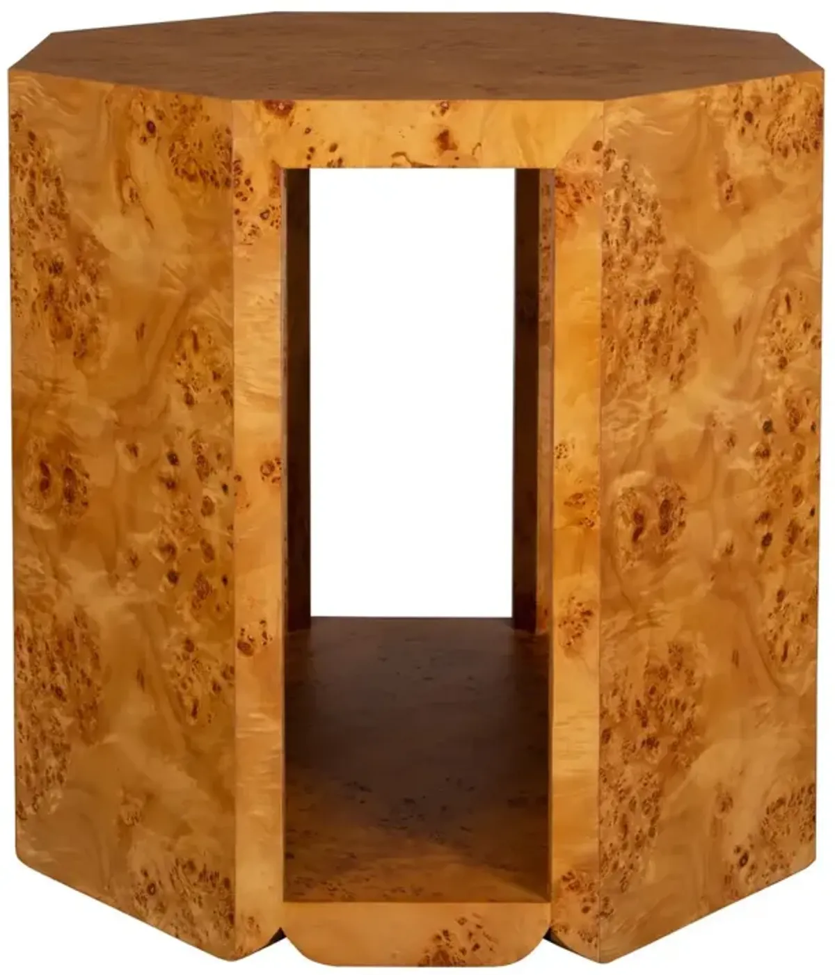 Maximilian Burl Side Table, Natural