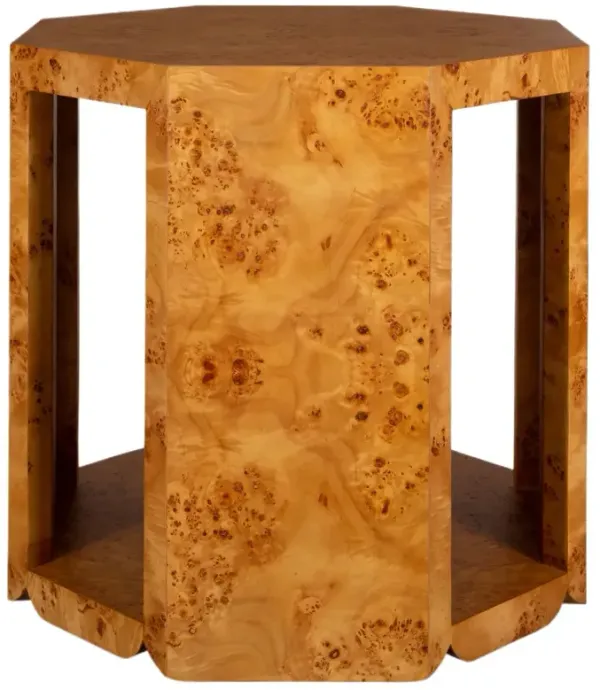 Maximilian Burl Side Table, Natural
