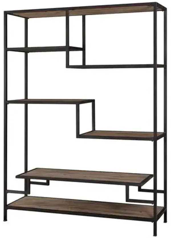 Simeon Etagere - Black/Natural