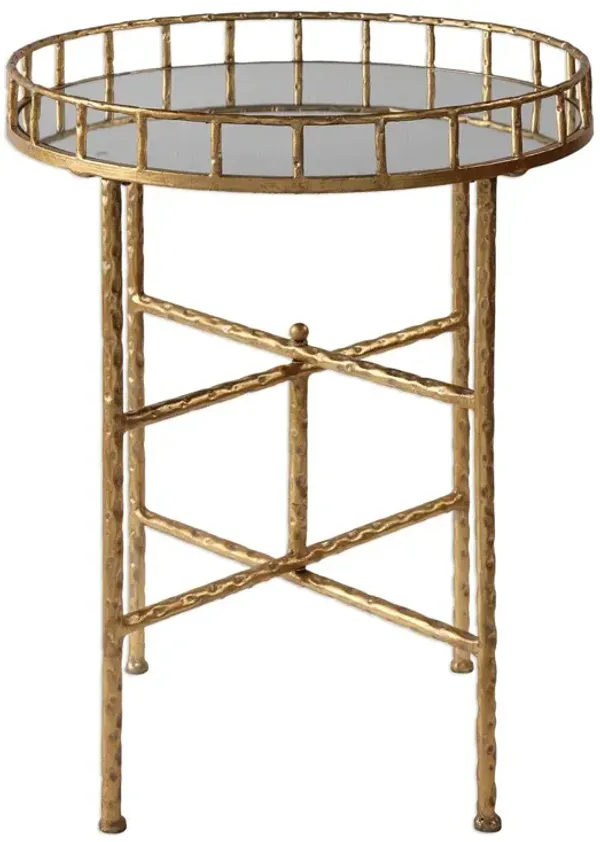 Alberto Accent Table, Gold