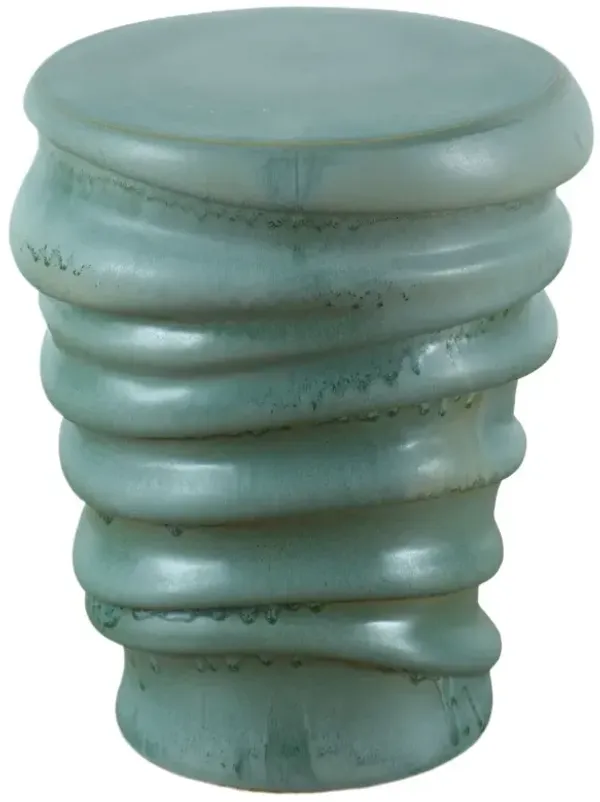 Soraya Garden Stool, Blue