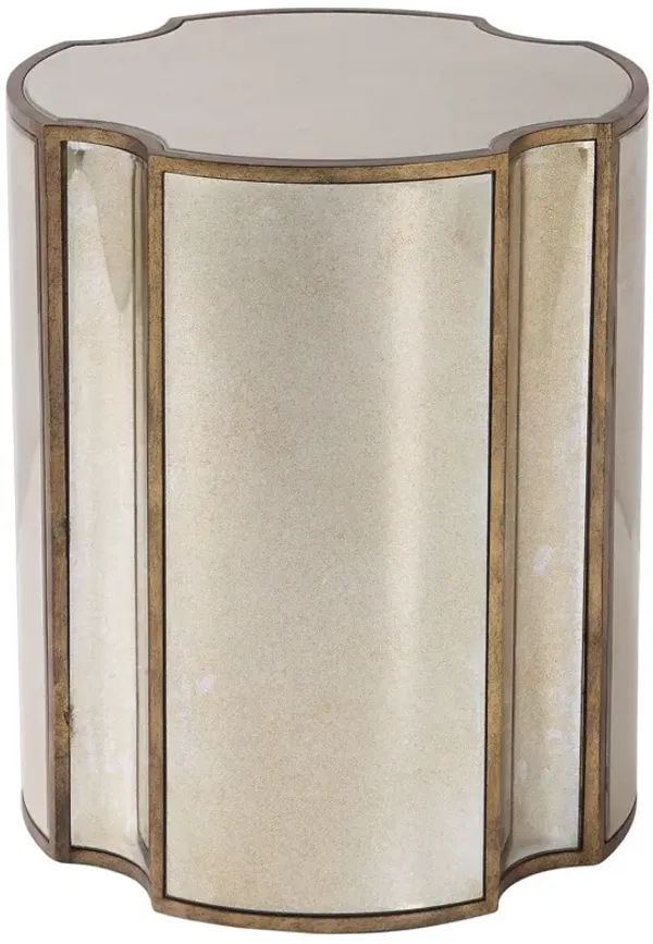 Gabriel Accent Table, Bronze/Gold