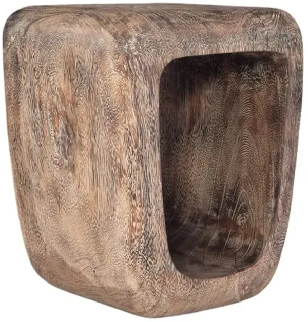 Rafael Suar Accent Stool - Brown