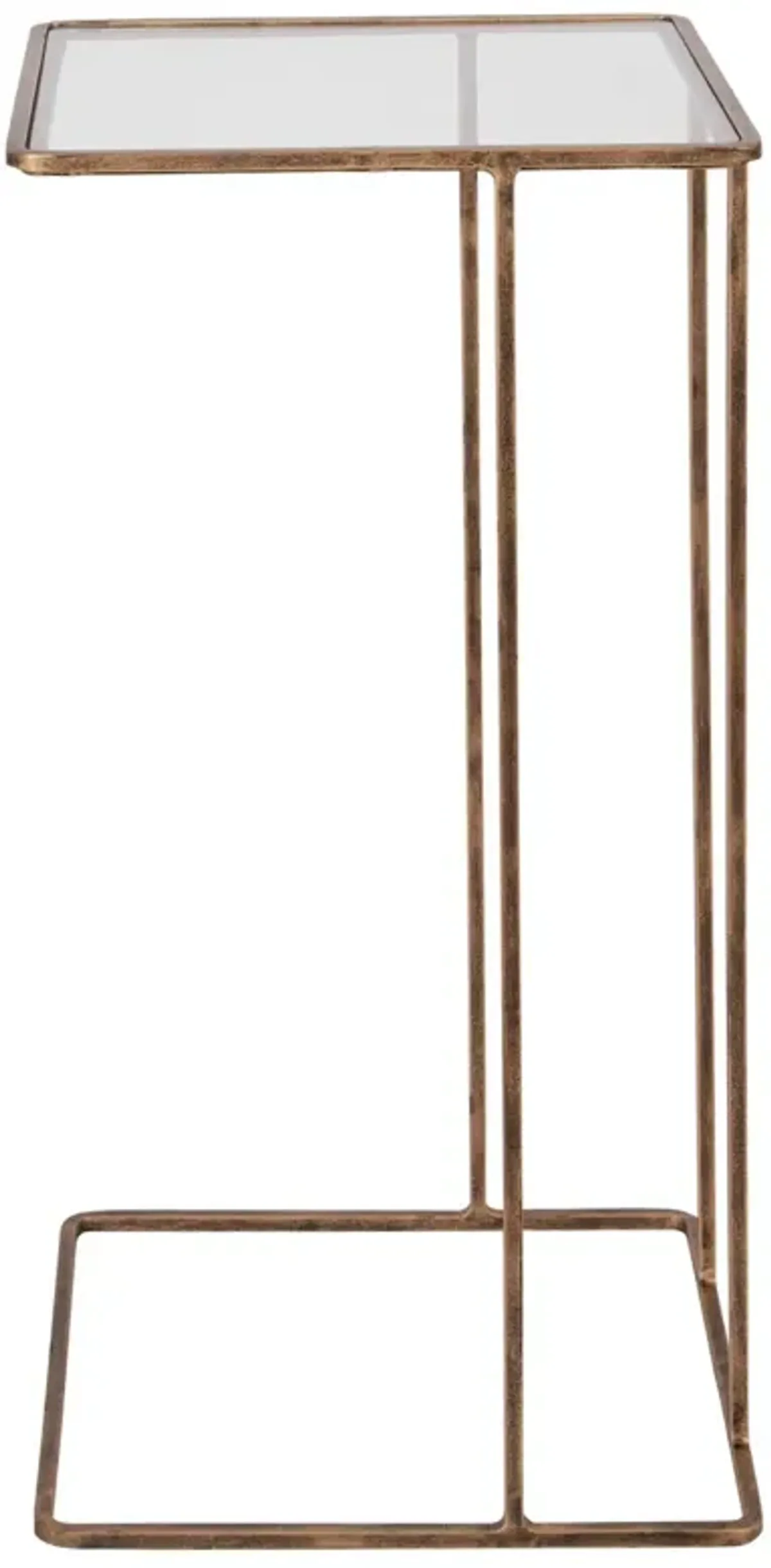 Malcolm Accent Table, Brass/Gold