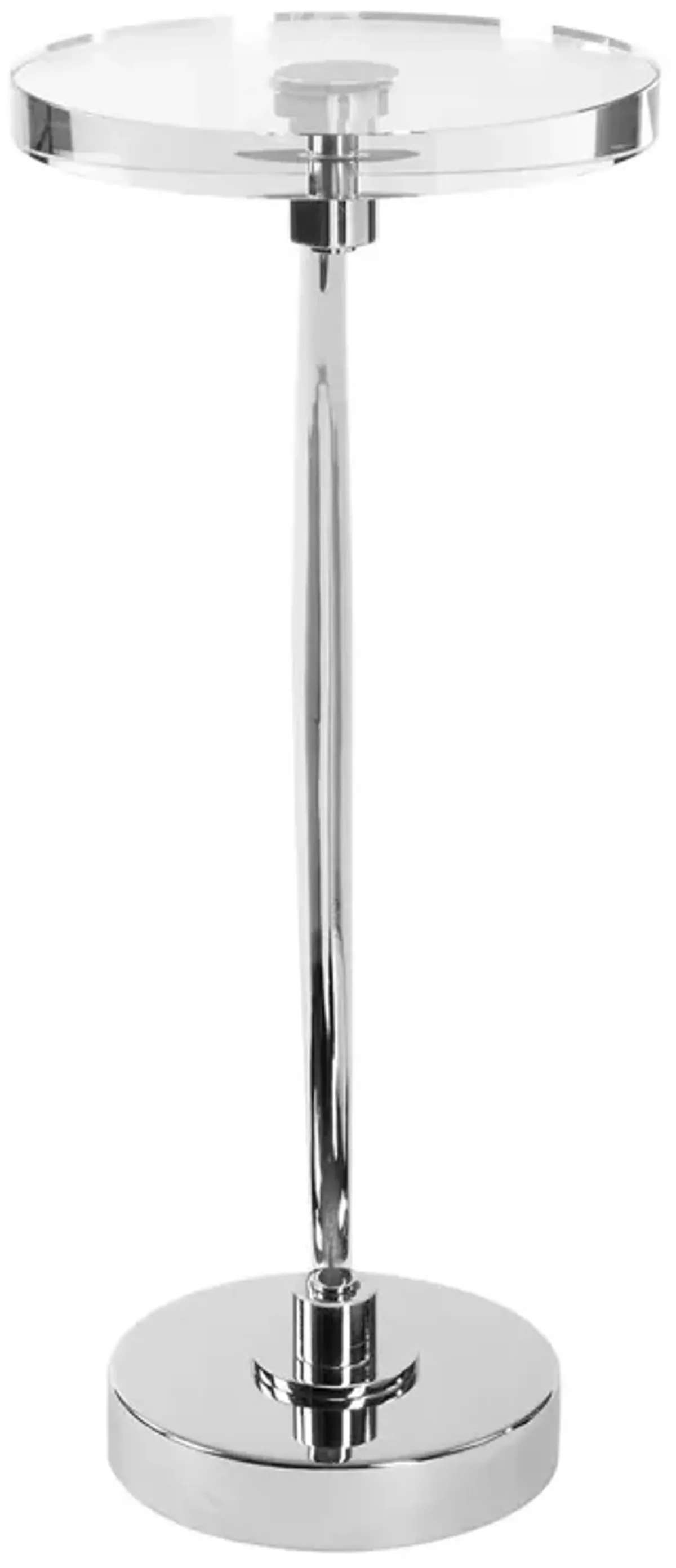 Eleanora Crystal Drink Table - Silver