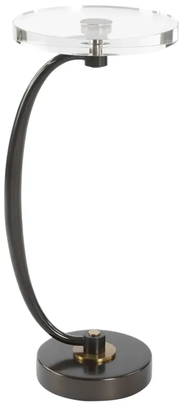 Eleanora Crystal Drink Table - Brown