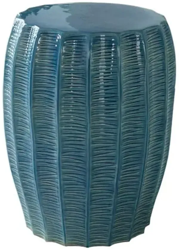 Florian Garden Stool - Blue