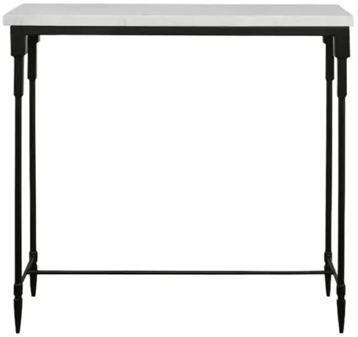 Raphael Marble Console Table - Black/White - Multi