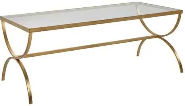 Zacharias Coffee Table - Gold