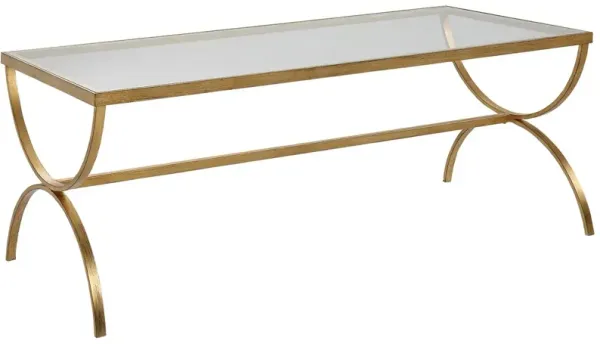 Zacharias Coffee Table, Gold