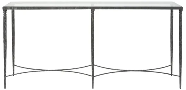 Aurembiaix Console Table, Black Iron