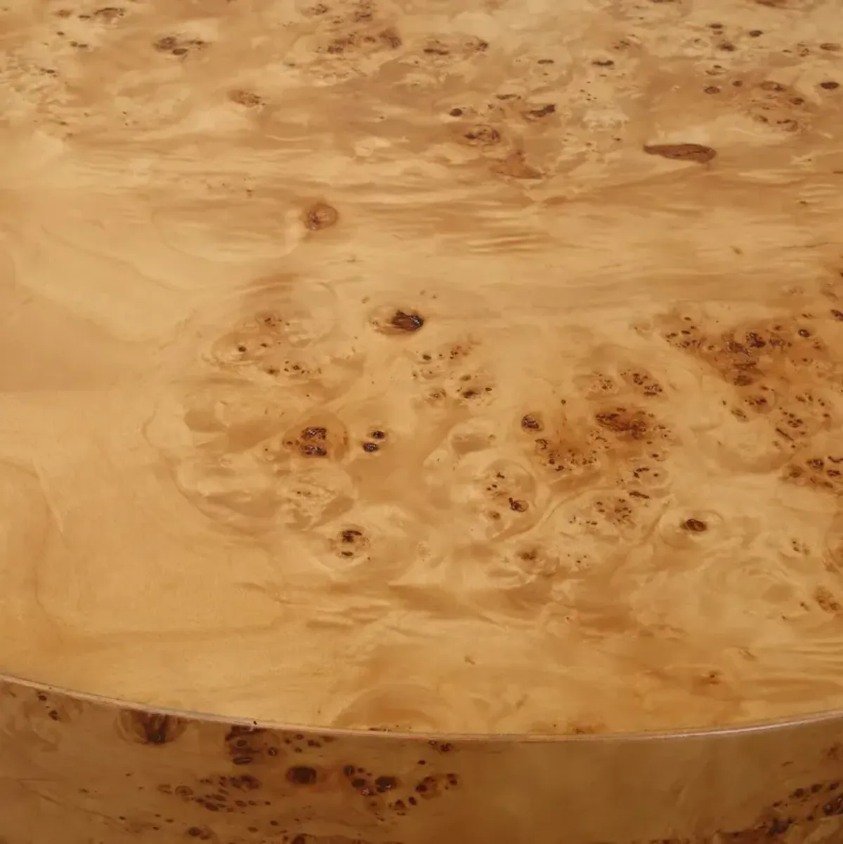 Juliet Burl 35" Round Coffee Table, Natural
