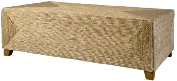 Cosimo Banana Plant Coffee Table - Natural - Brown