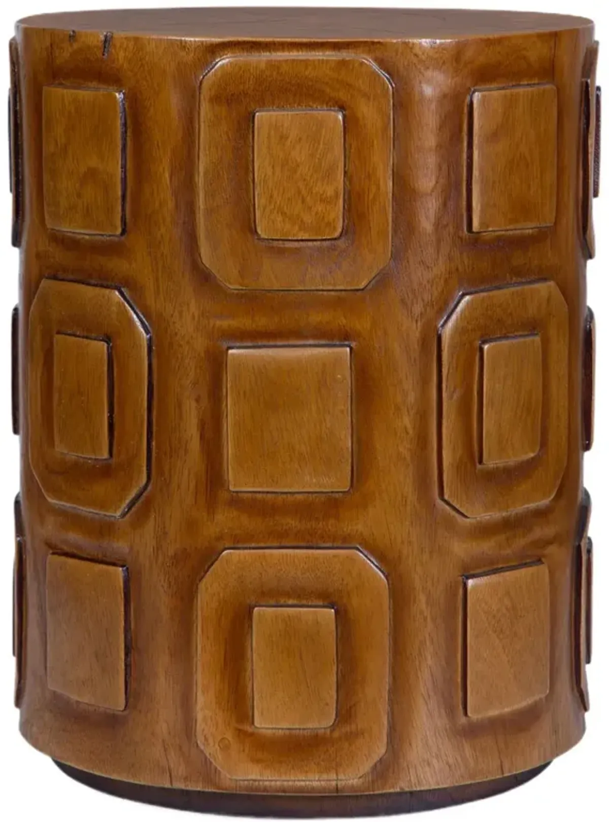 Dorian Suar Wood Accent Table, Natural