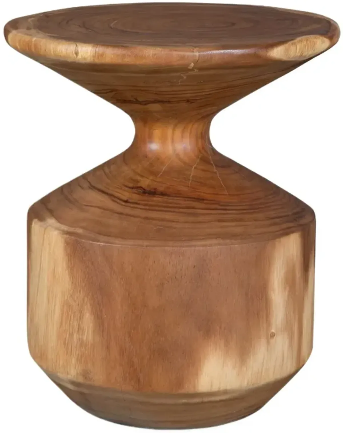 Uriel Accent Table, Natural Suar