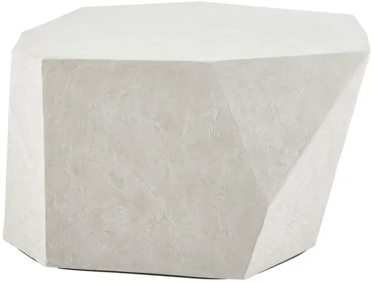 Marcian Outdoor Concrete Coffee Table
