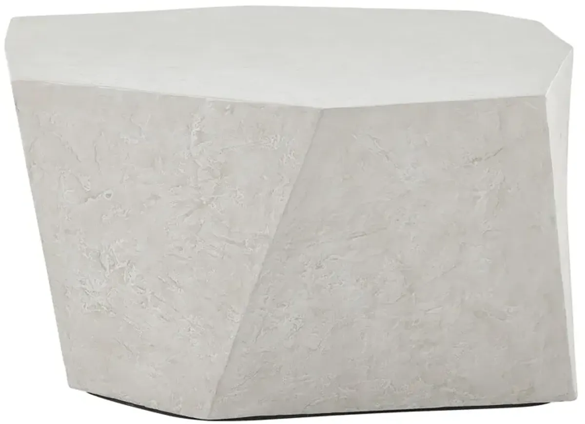 Marcian Outdoor Concrete Coffee Table