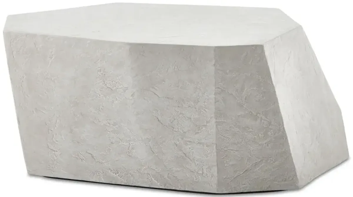 Marcian Outdoor Concrete Coffee Table