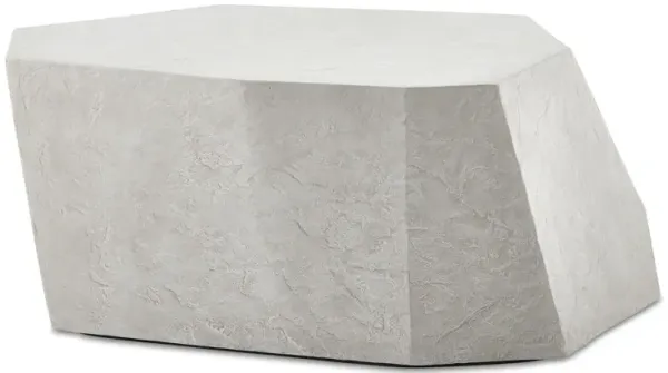 Marcian Outdoor Concrete Coffee Table
