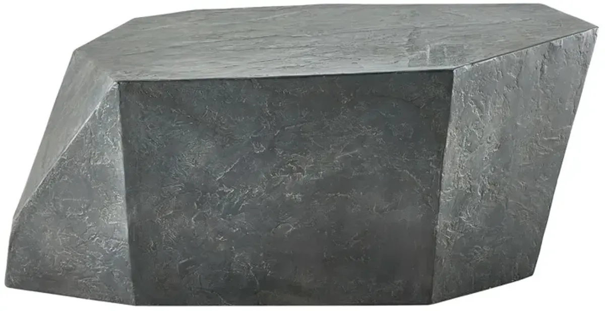 Marcian Outdoor Concrete Coffee Table