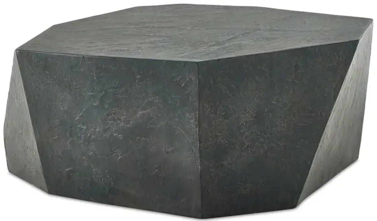 Marcian Outdoor Concrete Coffee Table