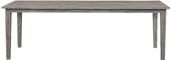 Anselm 92" Outdoor Mahogany Dining Table, Natural