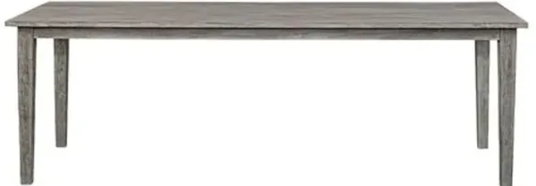 Anselm 92" Outdoor Mahogany Dining Table - Natural