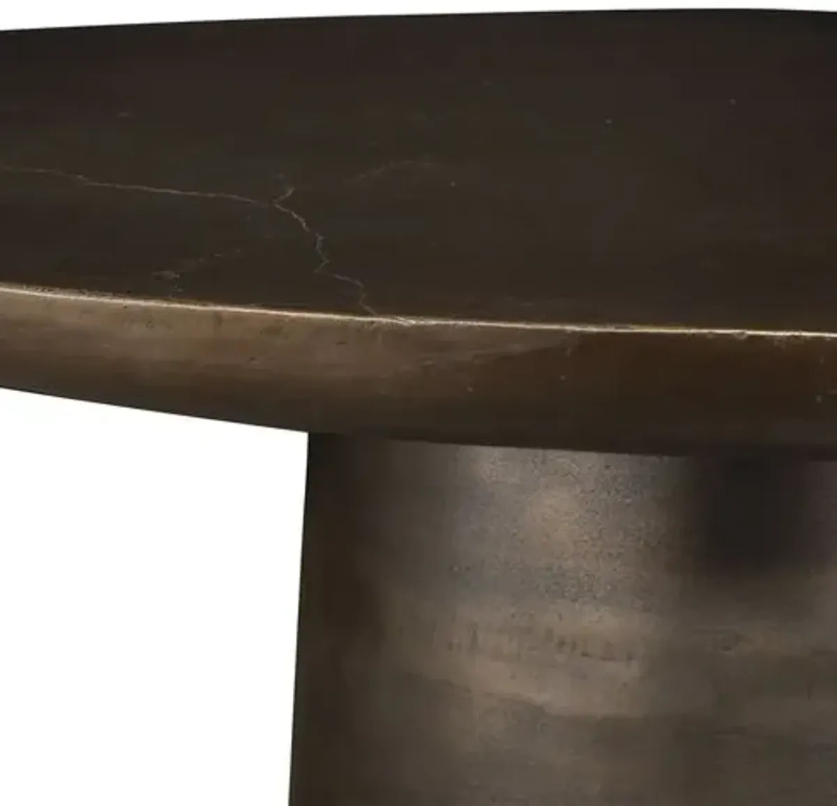 Yasmina Outdoor 60" Round Dining Table - Cast Aluminum