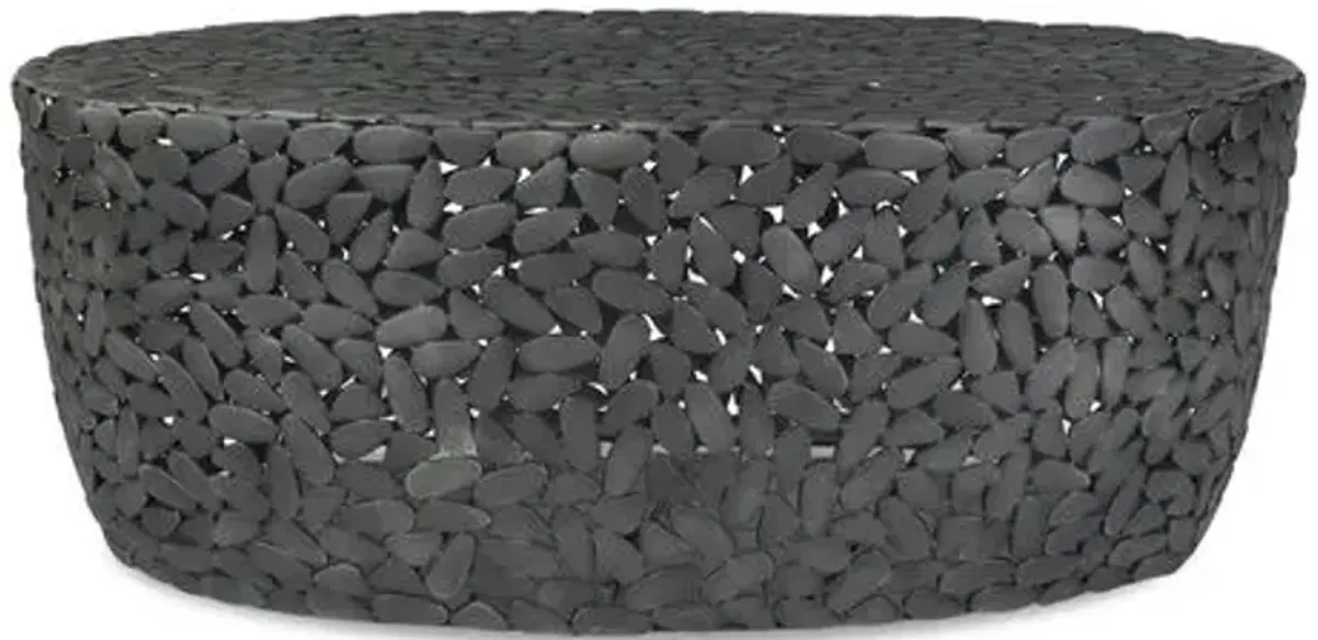 Stefano Outdoor Coffee Table - Black