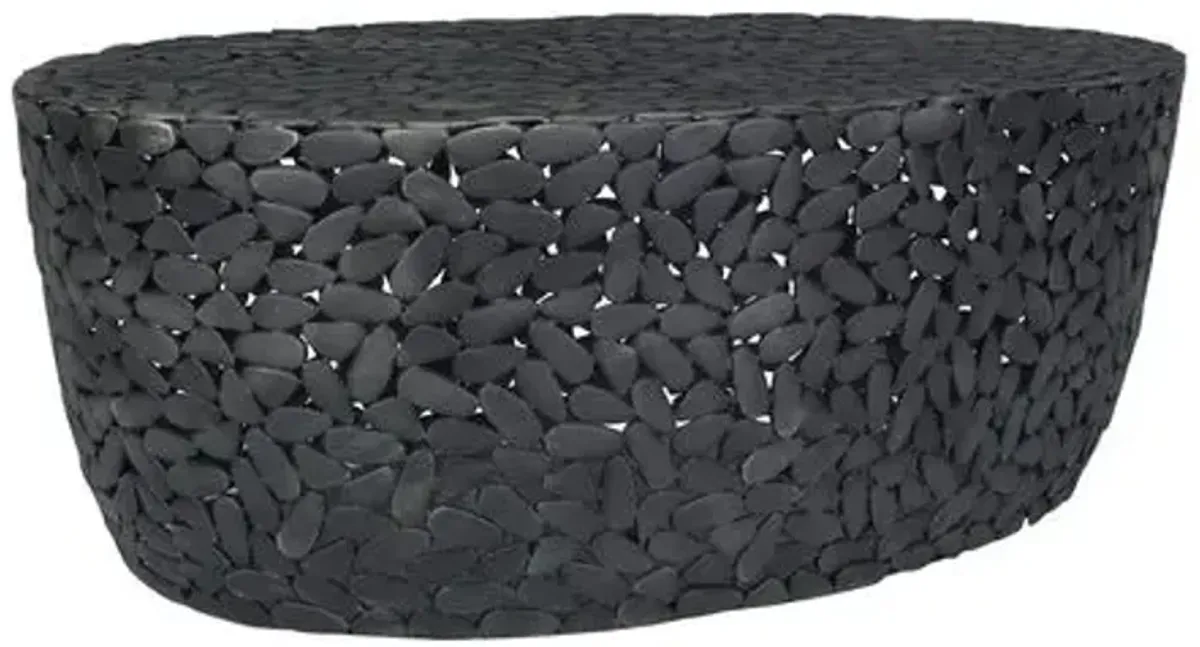 Stefano Outdoor Coffee Table - Black