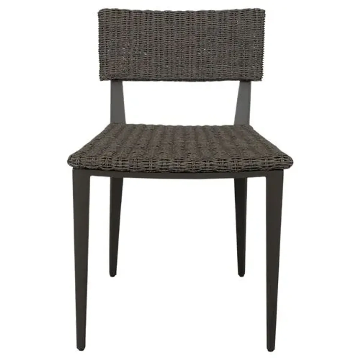 Yasmina Outdoor Wicker Dining Chair - Black