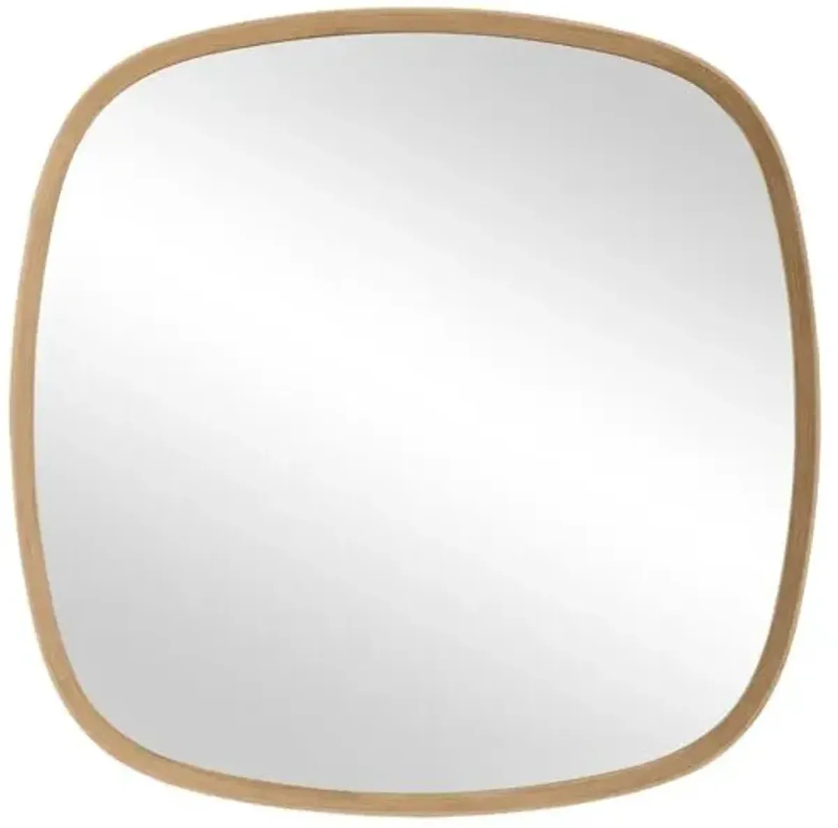 Rion 42" Rounded Wall Mirror - Natural