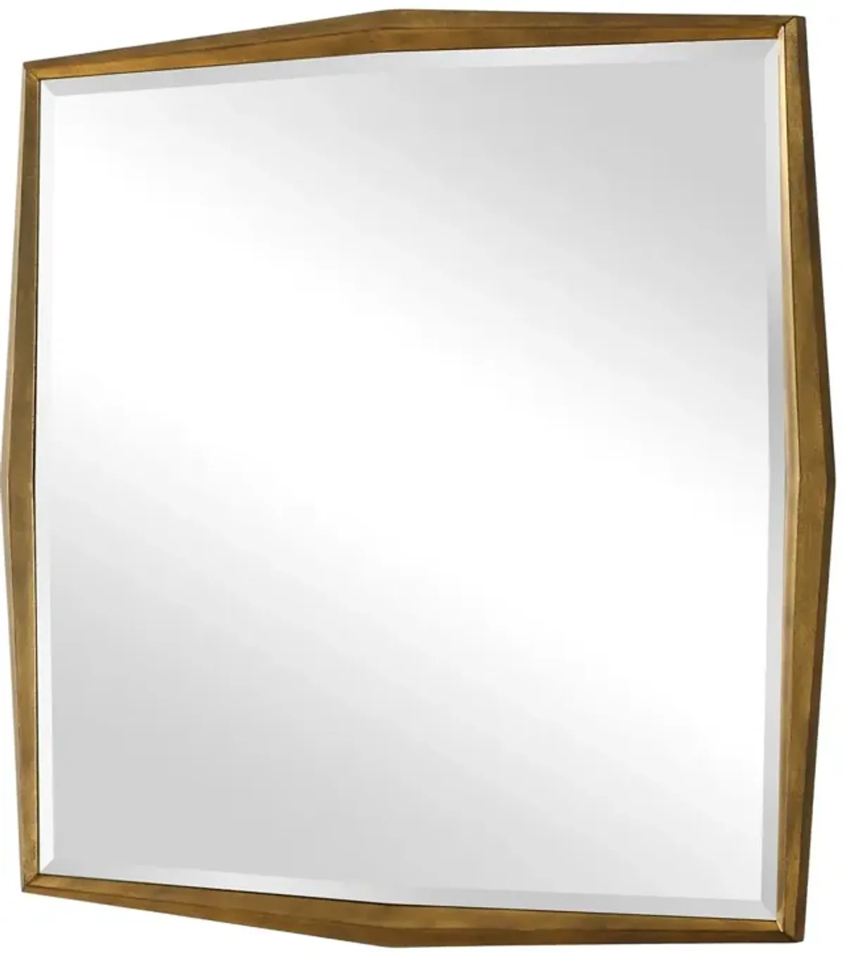 Zuleika Square Wall Mirror, Gold