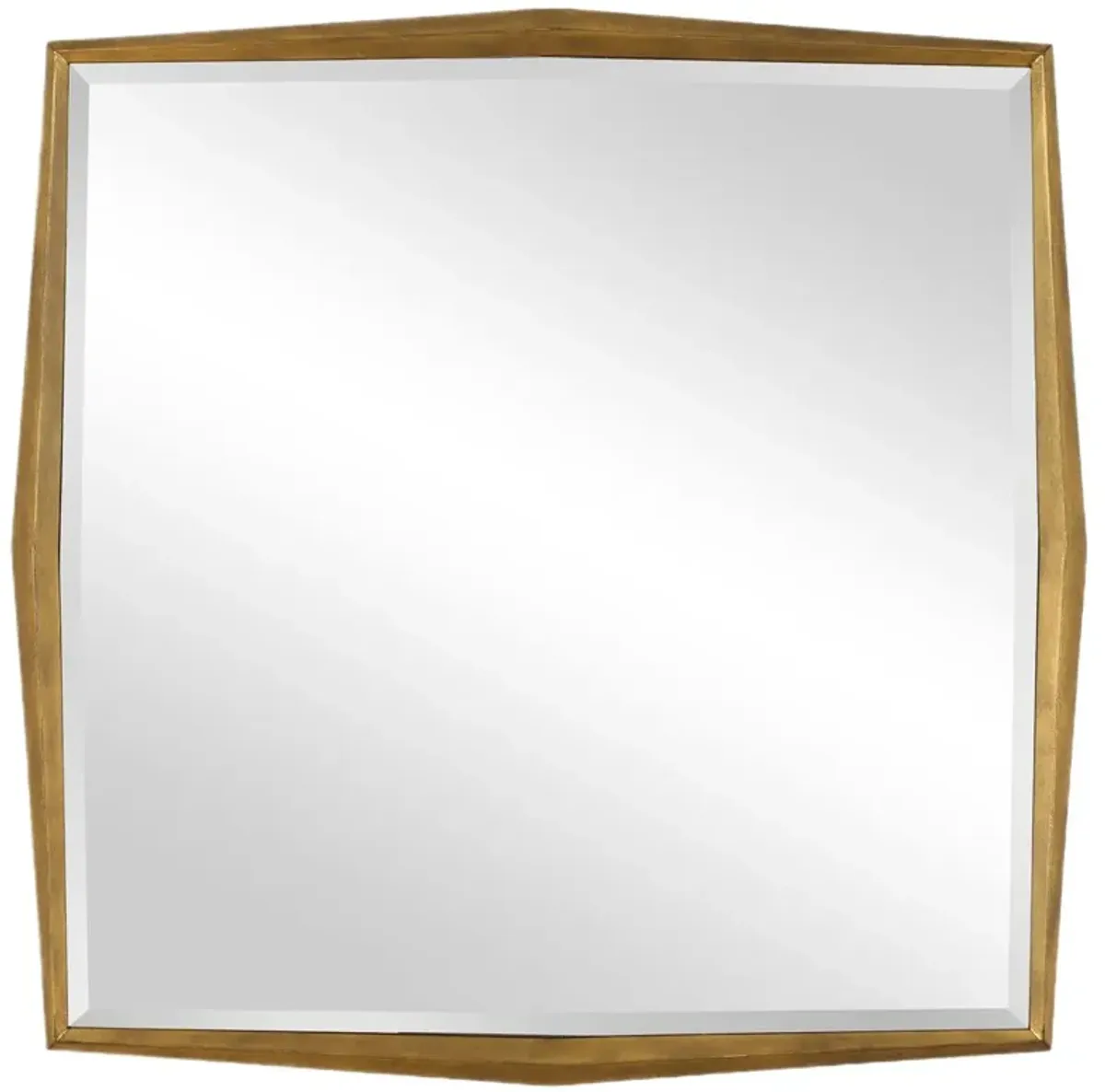 Zuleika Square Wall Mirror, Gold