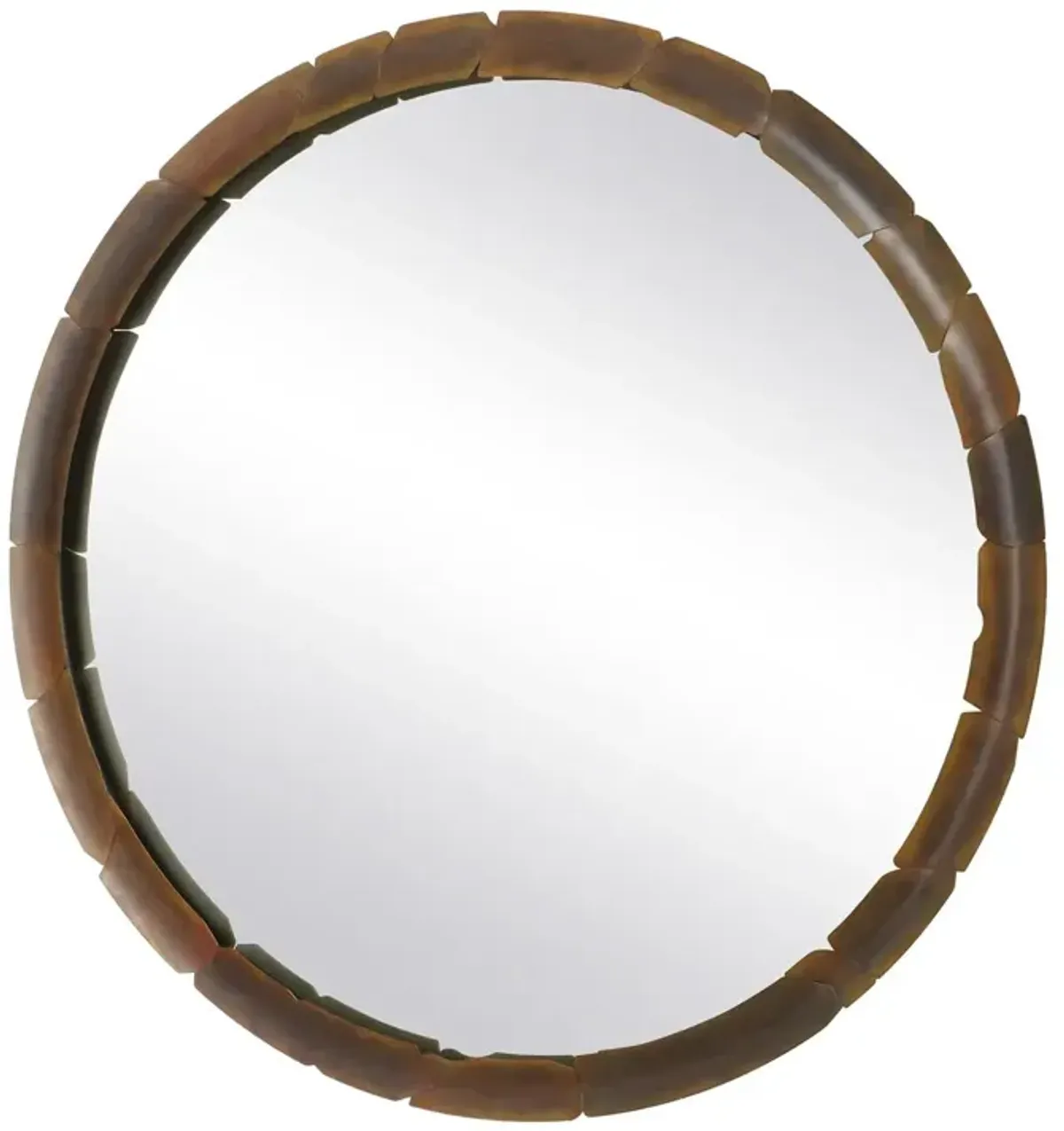 Althea 44.75" Round Wall Mirror, Bronze