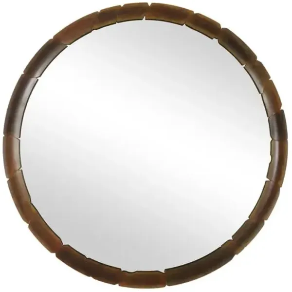 Althea 44.75" Round Wall Mirror - Bronze