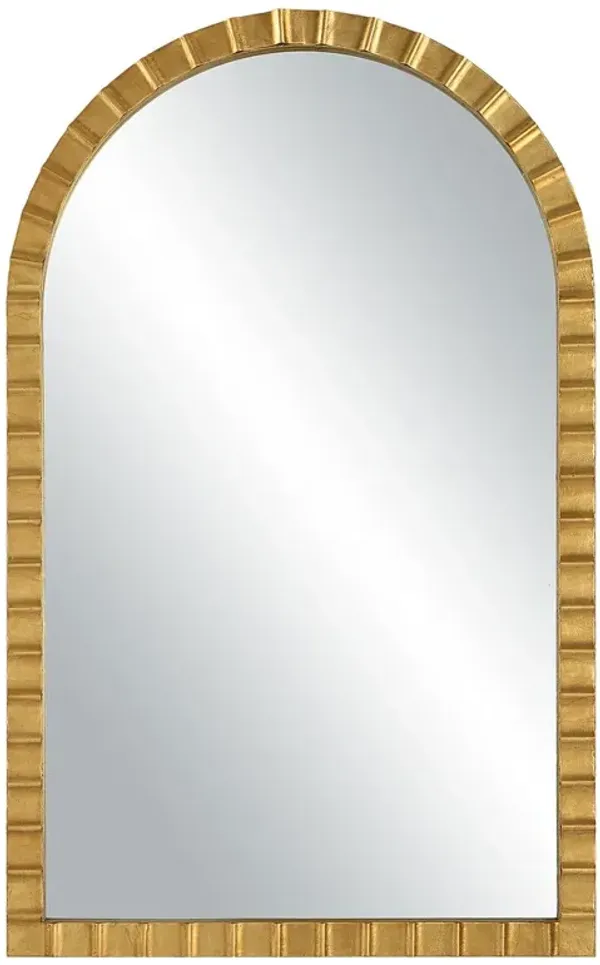 Rosamund Arched Wall Mirror, Gold