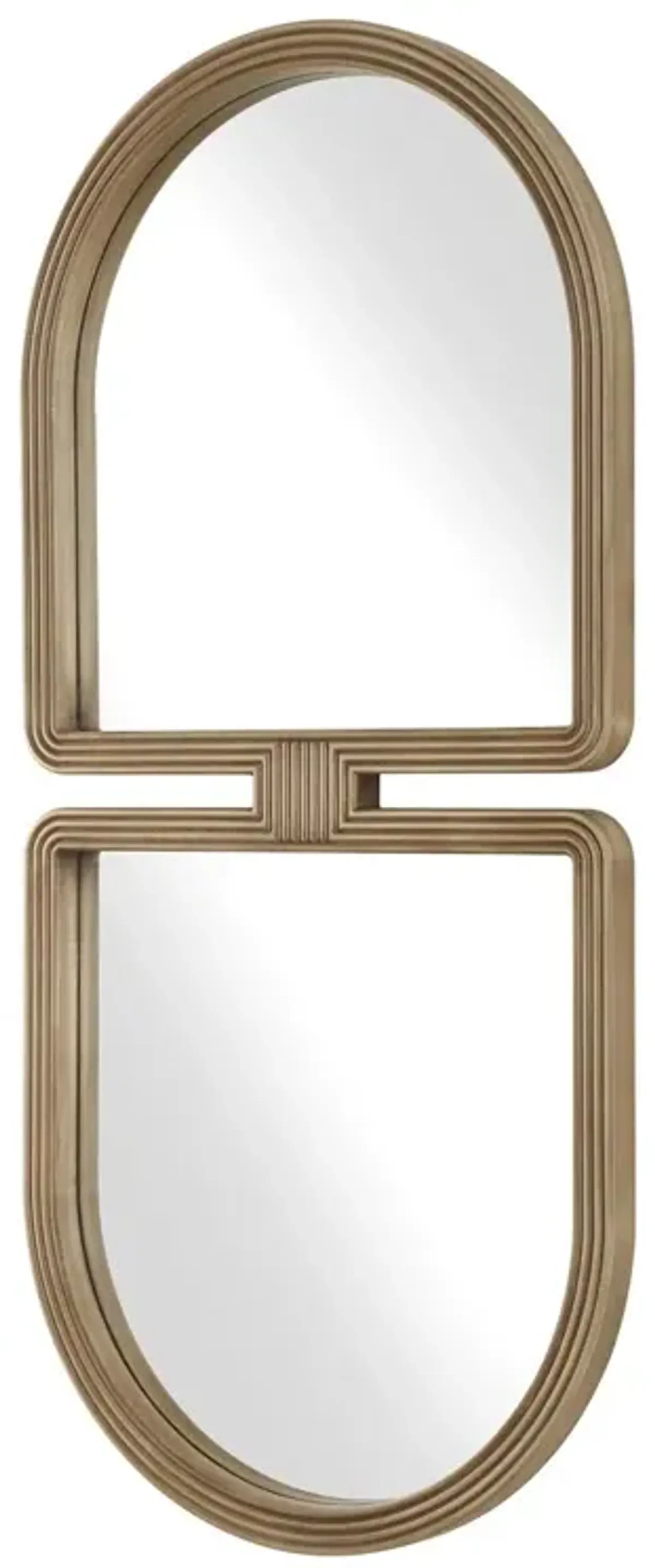 Paloma Oval Wall Mirror, Gold