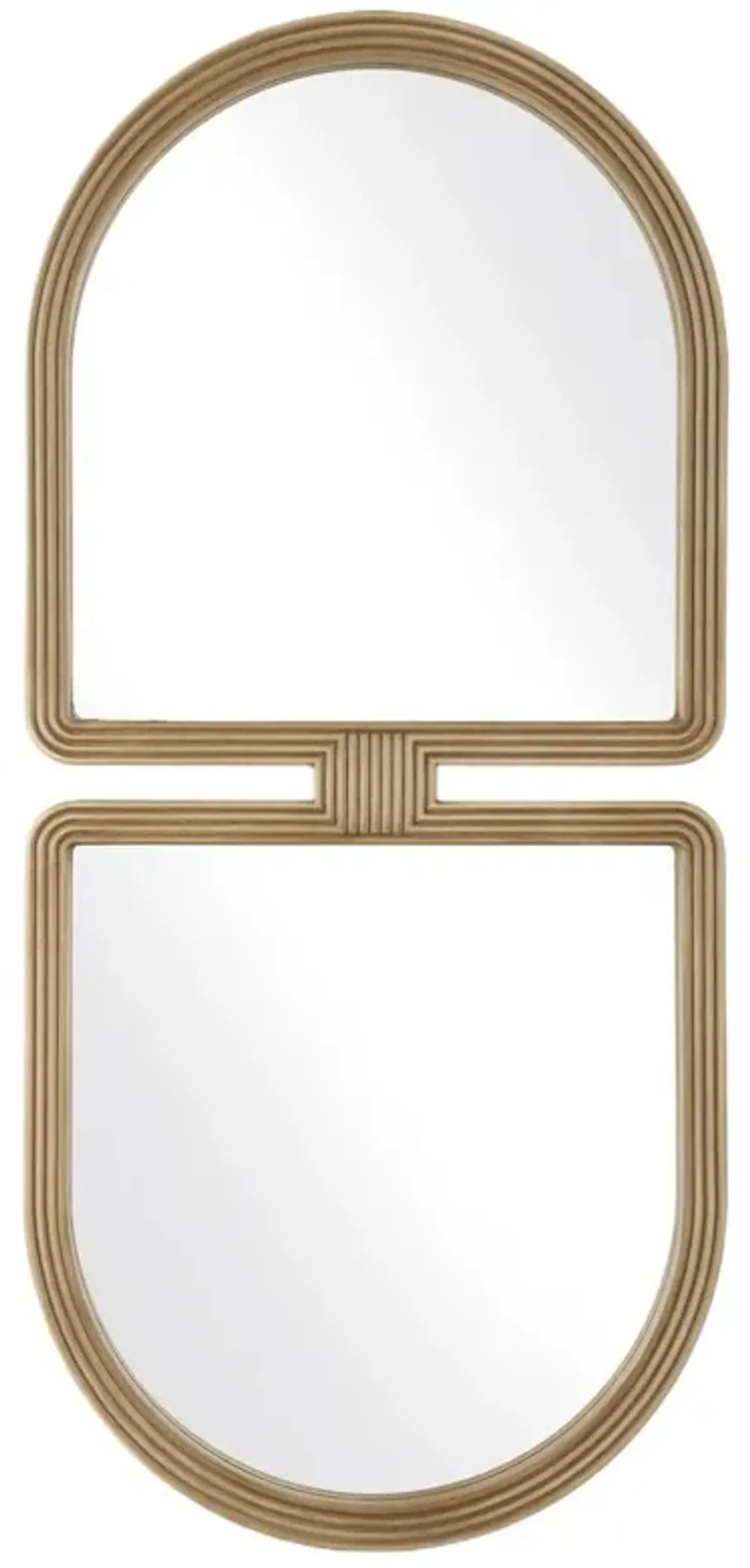 Paloma Oval Wall Mirror, Gold