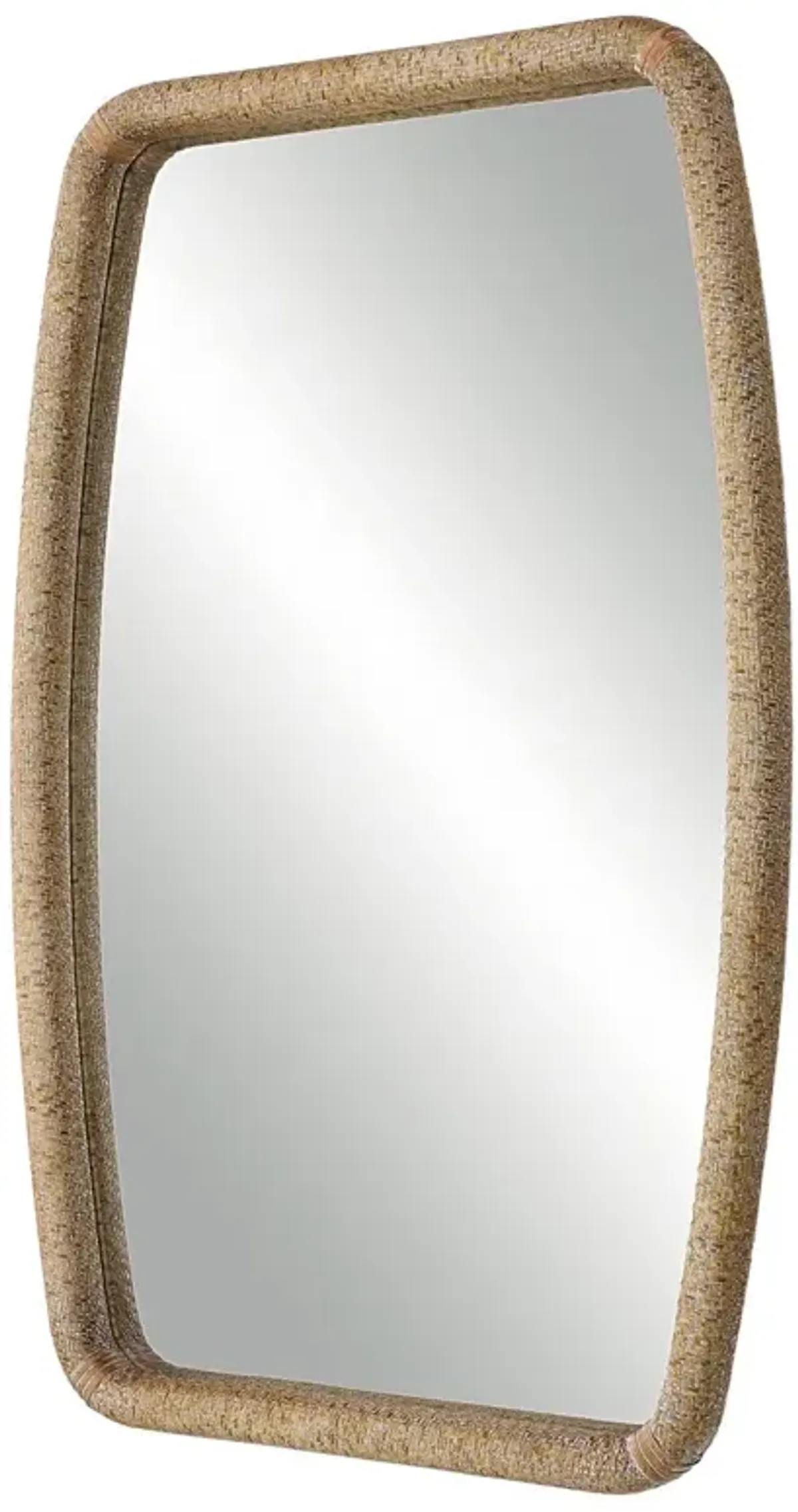 Lucilla Rattan Wall Mirror, Natural