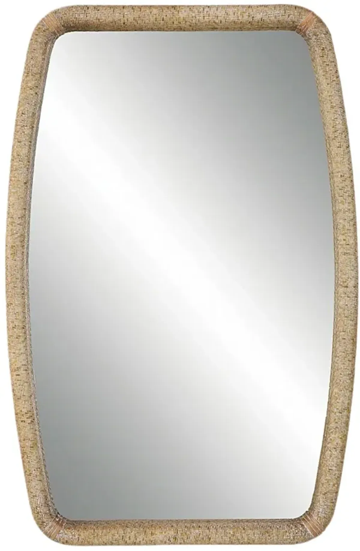 Lucilla Rattan Wall Mirror, Natural