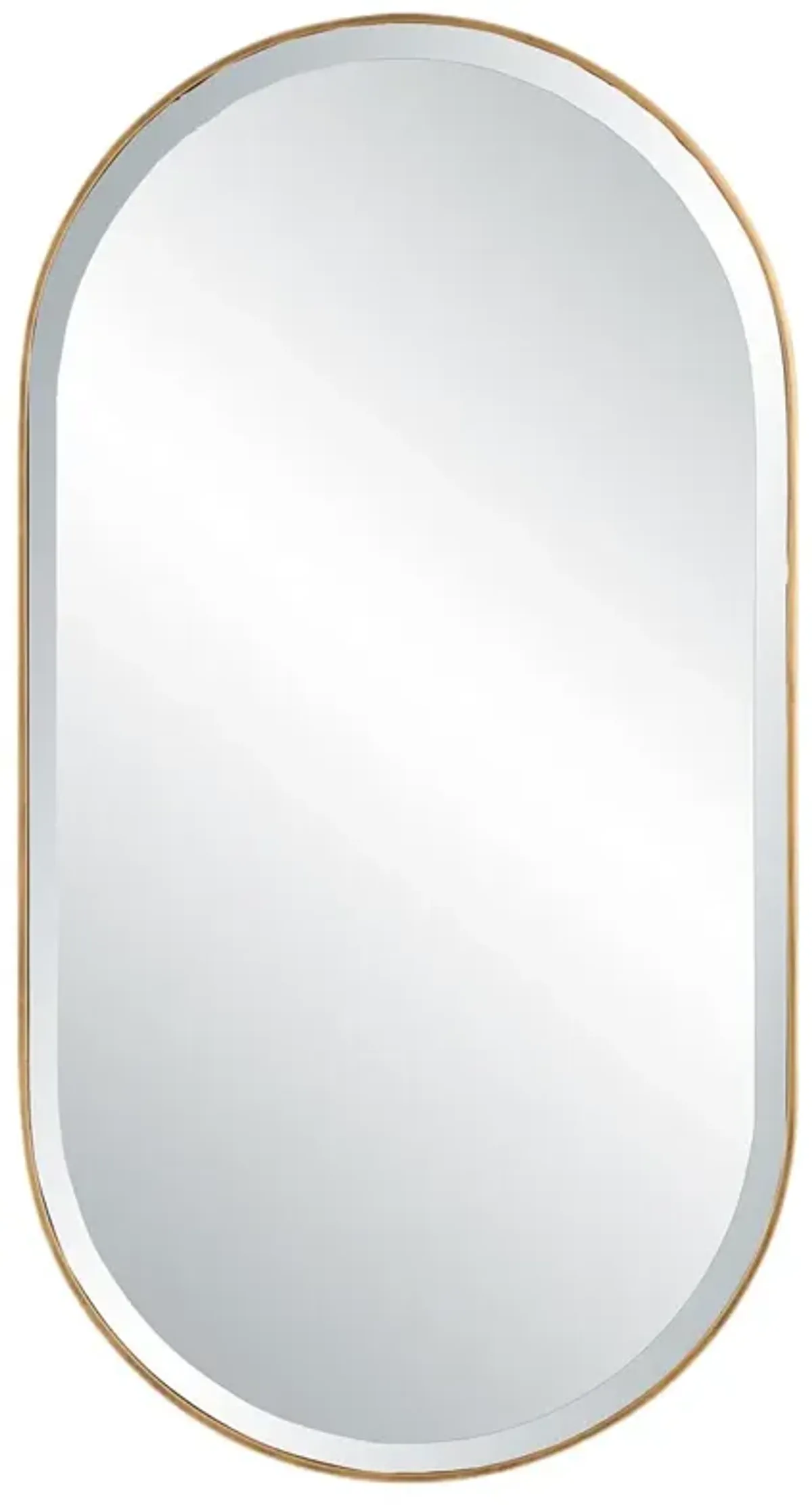 Nolan Oval Wall Mirror, Gold