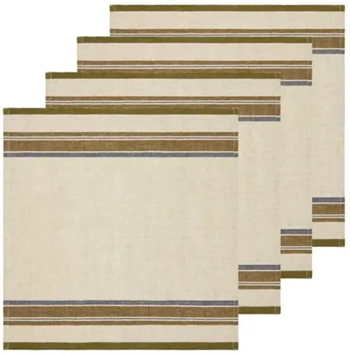 Antibes Napkin - Set of 4 - Caravan Home - Green