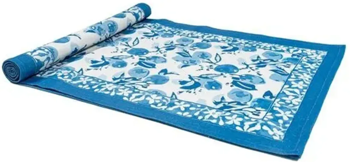 Citron Runner - Couleur Nature - Handcrafted - Blue