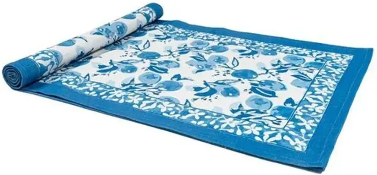 Citron Runner - Couleur Nature - Handcrafted - Blue