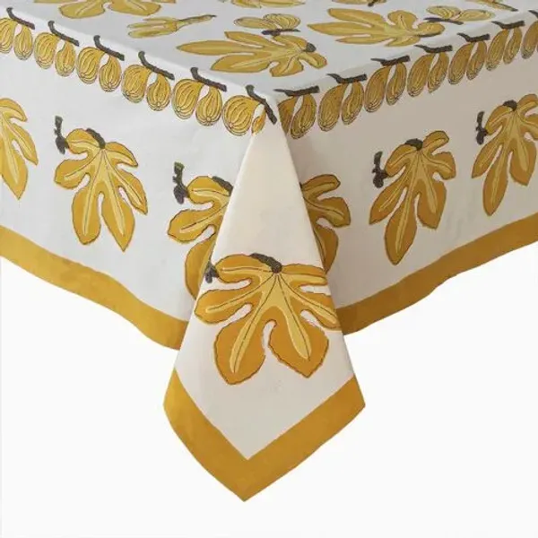 Fig Tablecloth - Couleur Nature - Yellow