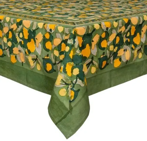 Fruit Tablecloth - Yellow/Green - Couleur Nature